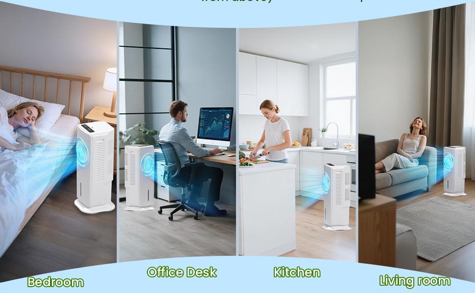 Windowless Portable Air Cooler Fan - 3 Fan Speeds, 3 Cooling Modes, 1.5 Gal Water Tank, Oscillation Function, Remote Control (Household Home Appliance) Windowless Portable Air Cooler Fan - 3 Fan Speeds, 3 Cooling Modes, 1.5 Gal Water Tank, Oscillation Function, Remote Control (Household Home Appliance)