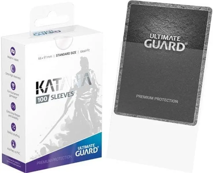 Card Sleeves: Katana Sleeves Standard Size Transparent (100ct)