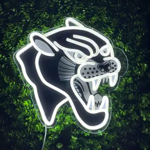 Leopard Design Neon Sign, USB Powered Decorative Neon Light with Dimming Switch, Wall Hanging Decor for Home, Party, Gym, Bar, Game Room