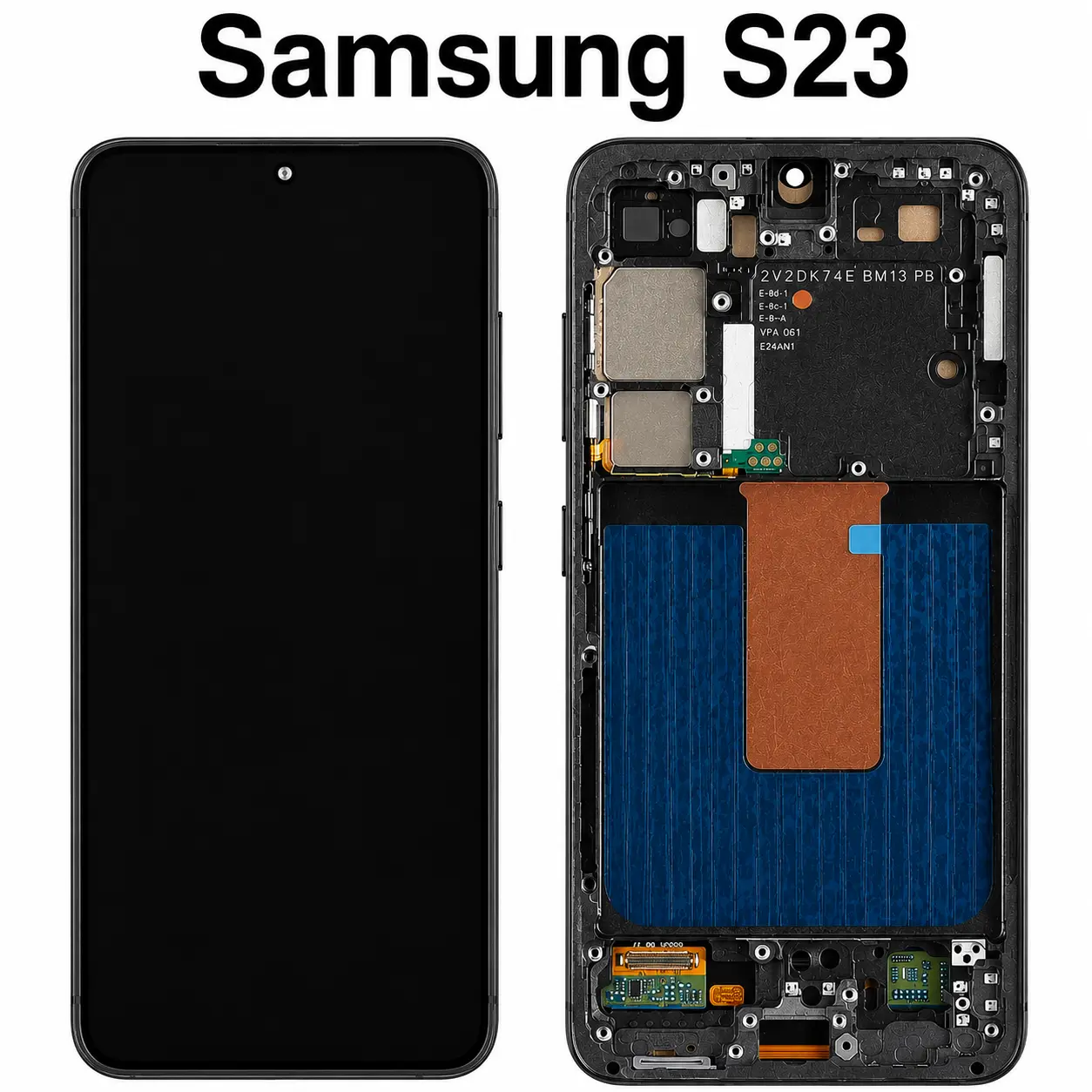 OLED For Samsung Galaxy S23 LCD Display Touch Screen Digitizer Assembly Frame