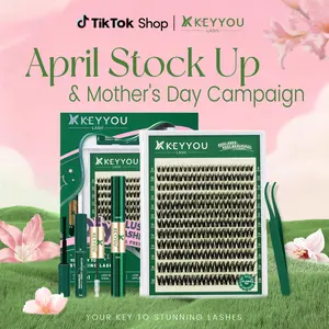 KEYYOU Flora Lash Kit Volume Boosting Waterproof Long-Lasting DIY Extensions 132PCS Cluster Lashes Soft Kim & Kylie D curl 8-18mm Mix Easy DIY At Home Ultra Thin Band Tiktok April Stock Up & Mother's Day Campaign