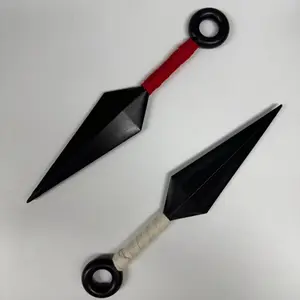 Classic black shuriken anime merchandise, collectible props, made of safe PVC material. Eye-catching for holiday costumes, ideal for cosplay decoration, Christmas gifts, and Halloween gifts.