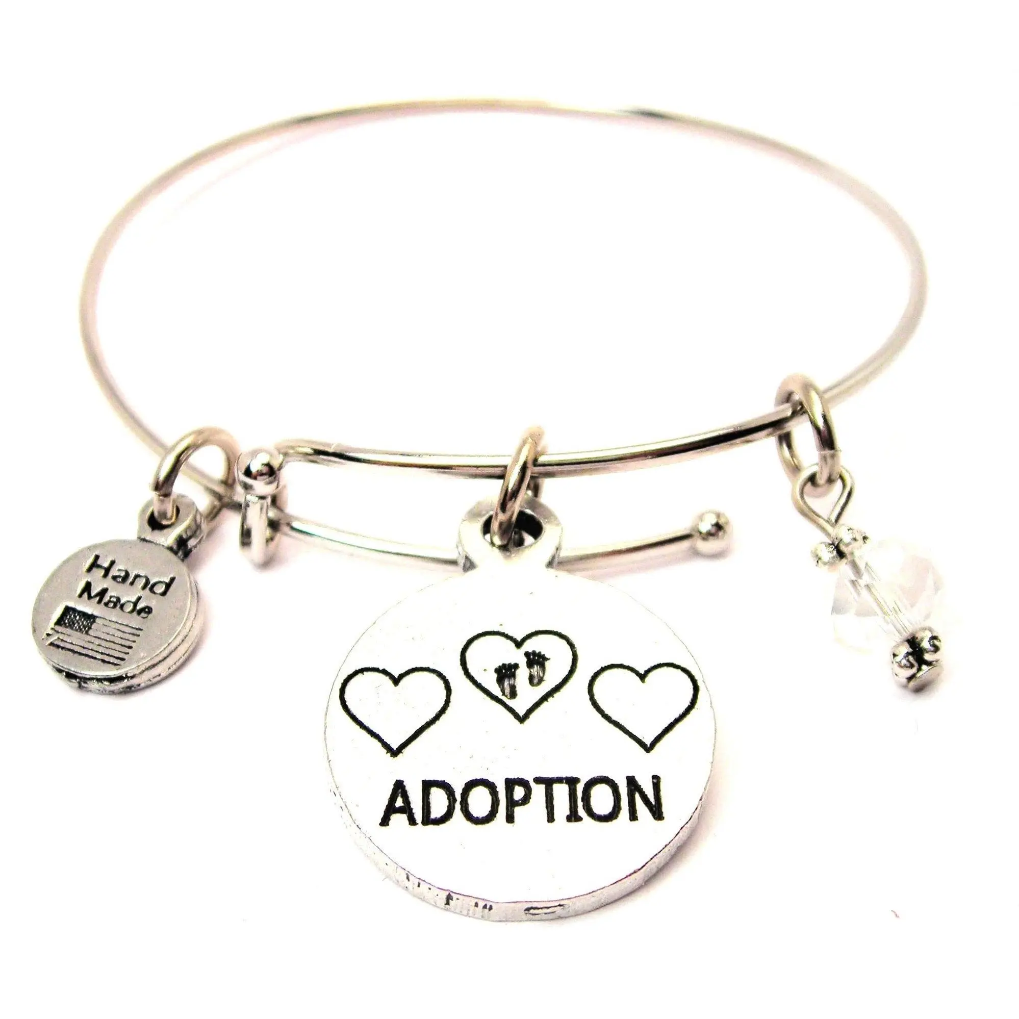 Adoption Expandable Bangle Bracelet