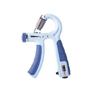 1Pcs Strengthener Hand Grip Trainer Number Counter Forearm Finger Wrist Gripper Exerciser 5-60kg Adjustable Stretcher Squeezer Workout