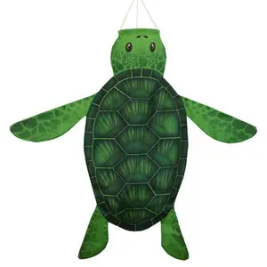 In the Breeze Sea Turtle 3D Windsock Realistic Turtle Hanging Décor Durable Weather Resistant Fabric - Beach Decoration
