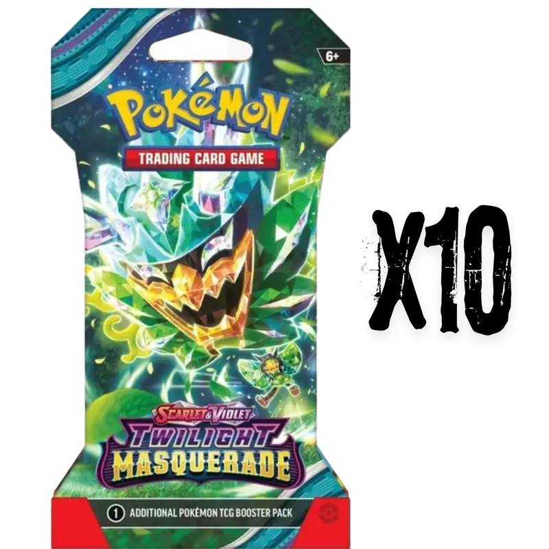 twilight masquerade booster box card list  Single Pokemon Pack  Sealed  10 Cards : Toys & Games Growing in power pokemon twilight masquerade card list
