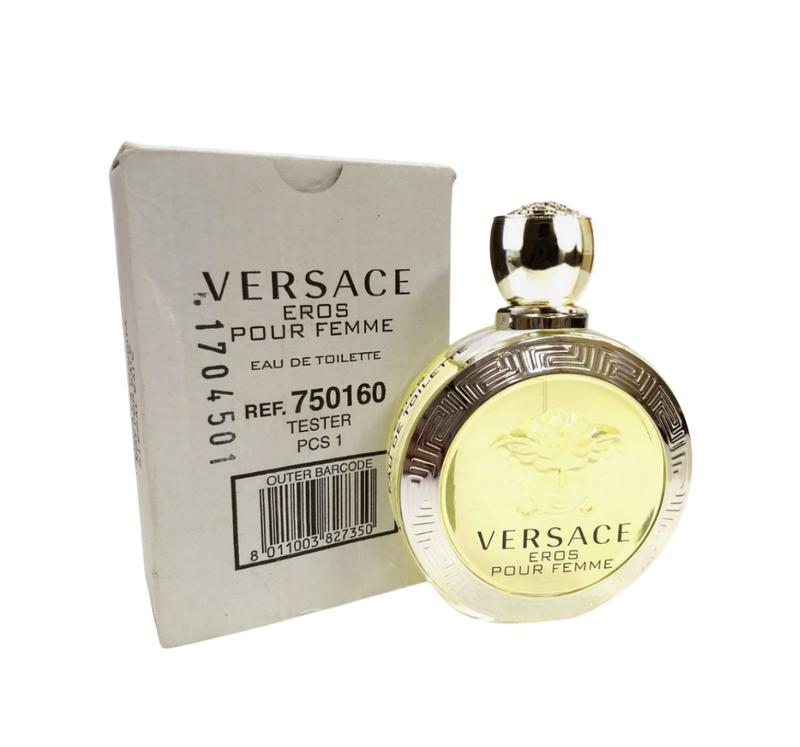 Versace Eros Pour Femme EDT 3.4 Oz/100ML - Tester Version - Floral Scent for Women with Sicilian Lemon & Freesia Notes