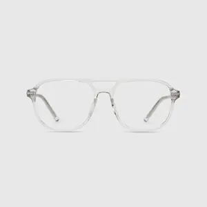 BLUE ELEPHANT BRAZE Crystal Glasses, Blue Light Filtering, Korean Unisex Eyewear