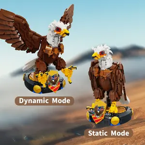 1503+ Pieces Eagle Building Set, Sturdy Building Set, Building Block Sets, Durable Abs Material, Animal Lover Collectible, Office Desk Decor, Home Decoration, Perfect Gift