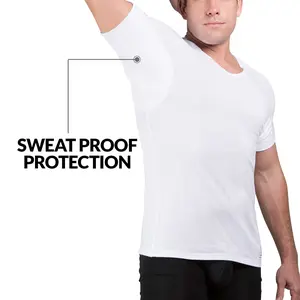 V-Neck Cotton Sweat Proof Undershirt For Men