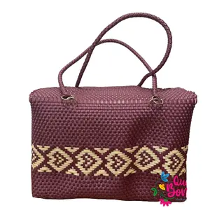 Lunch Box Hand Woven Recycled Plastic Hand Crafted