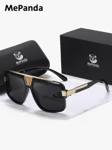 MePanda 1 Pair Unisex Modern Fashion Full Frame Sunglasses Exceptional Quality Rectangular Frame Polarized Sunglasses UV400 High Quality Sunglasses