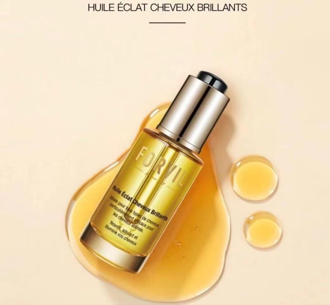 Split Ends Treatment | FORVIL Lightweight Leave-in Hair Serum | Deep Nourishing & Anti-Frizz with Long-Lasting French Fragrance | Daily Morning Routine for Dry Weather, 1.1oz