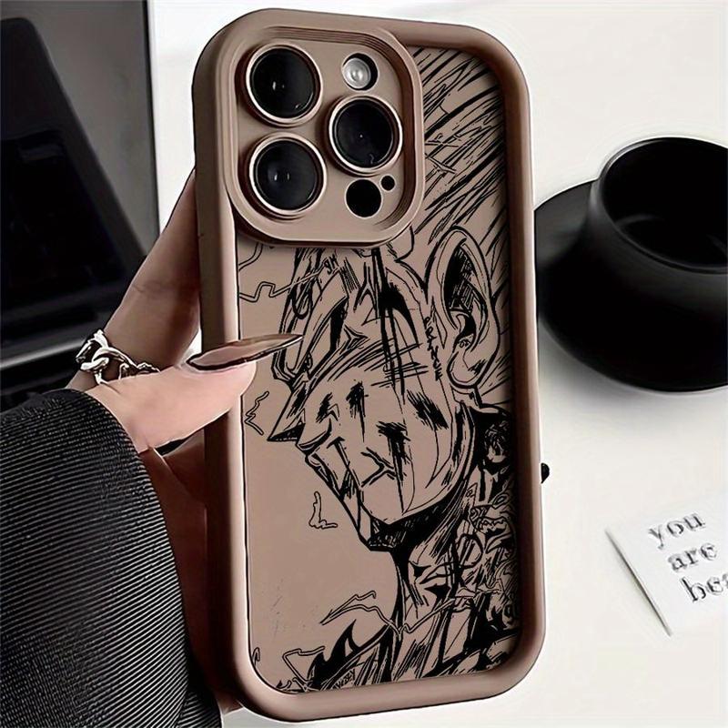 Soft Cover Case Featuring Super Saiyan Boy for Various Iphone Models Including  iPhone 17 /16  13 Pro MAX, 11 Pro, 12 Mini, 16 Pro, 14 Pro, 15 Plus, And 15 Pro.