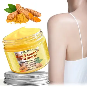 Rozino Bee Venom Turmeric Body Firming Cream 50g, Full Body Use, Contains Bee Venom Extract, Turmeric, Plant Extracts, Moisturizing