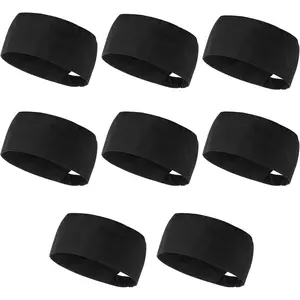 8 Pcs Unisex Chef Hats for Men Women Adult Adjustable Kitchen Cooking Caps Sushi Beanie Chef Breathable Mesh Top Skull Cap for Kitchen Cooking Black