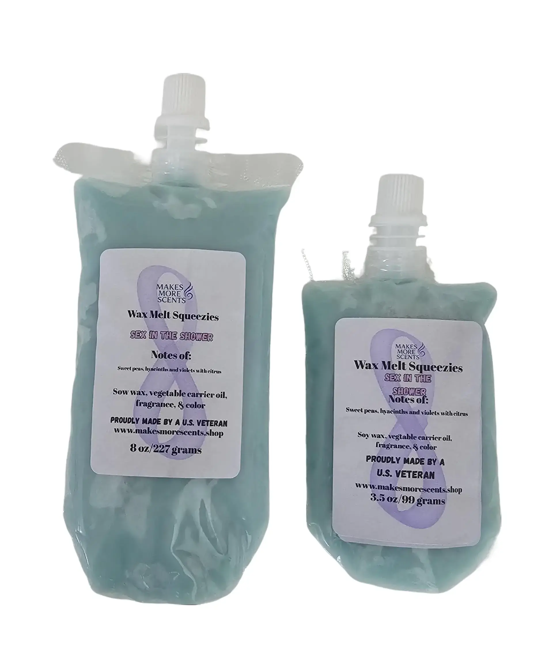 Sex In The Shower (Passionate Kisses) Wax Melt Squeezies