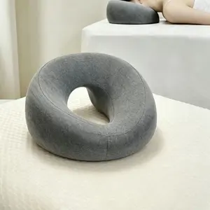 Soft O-Ring Pillow for Spa and Salon, Interior, Zip Closure, Multi-Purpose Face Care Pad, All-Season Comfort for Adults