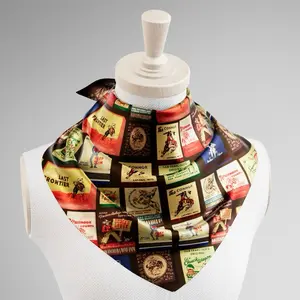 The Western Matchbook - A Display of Matches with Unique Designs and Labels