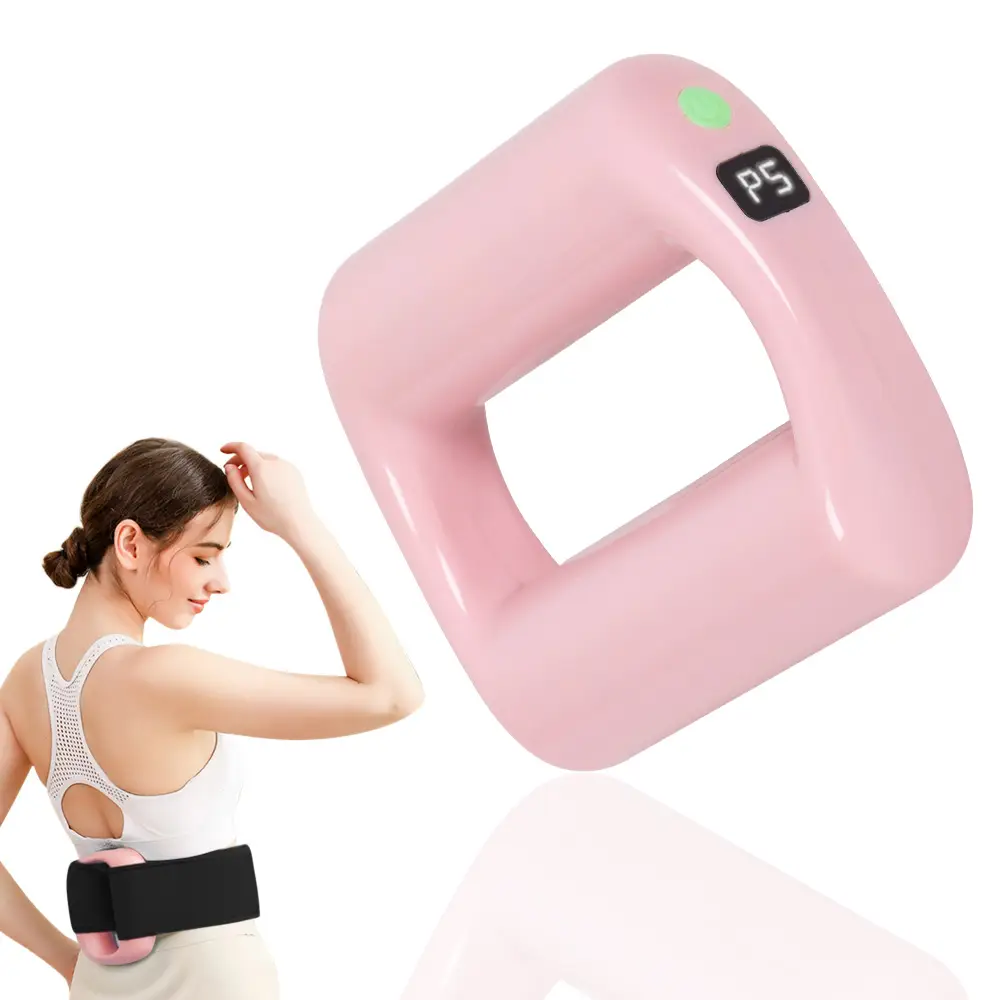 Cordless Massager Ring for Whole Body - 5 Speed Levels, Neck & Shoulder Muscle Relief, Portable Deep Tissue Percussive Massager for Relaxation, Fitnes