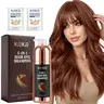 Cherry Brown Hair Dye Shampoo 5-in-1, Hair Color Shampoo for Gray Hair Coverage, Works in 10-15 Minutes, Natural Extracts for Rich Root-to-Tip Coloring, Long-Lasting Smooth & Shiny Finish, Sulfate & Paraben Free, 200ML/6.67 Fl Oz, Ginger Hair Dye, Brown H