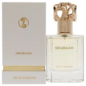 Swiss Arabian Gharaam – 1.7 oz Eau de Parfum – Luxury Dubai Fragrance for Men & Women – Long-Lasting Arabian Perfume with Saffron, Amber & Cedarwood – Addictive Signature Scent