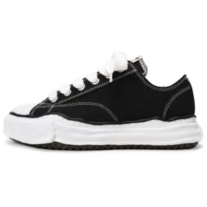 Maison MIHARA YASUHIRO Og Sole Peterson Low Canvas Black A01FW702