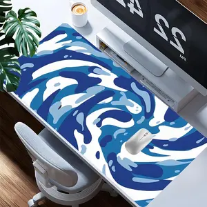 Abstract Liquid Vortex Pattern Mouse Pad, Rectangle Gaming Mouse Pad, Non-slip Rubber Base Mousepad, Desk Keyboard Mat for Home Office Game Room, Desk Accessories