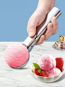 Professional Ice Cream Scoop – Comfortable Grip, Durable & Easy to Clean Kitchen Stainless
