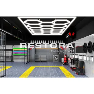 8' x 15' 11" - LED Hexagon Light Panel (14 Hexagons w/ Border)