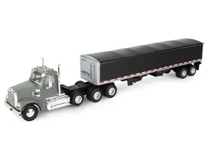 Freightliner 122SD Semi Truck w/ Grain Trailer 1:32 Scale Model - ERTL 47361
