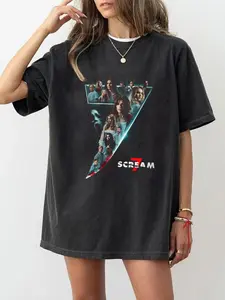 Vintage Horror Movie Scream Unisex Casual Fit Shirt - Graphic Tee - y2k Top Shirt