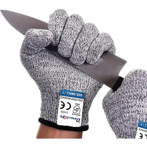Cut Resistant Gloves Food Grade Level 5 Protection, Safety Kitchen Cut Gloves for Chef Oyster Shucking Mandolin Knife Butcher Meat Cutting