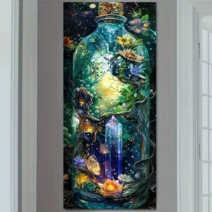 Magic Underwater World Pattern DIY Diamond Arts Colorful Painting Kit without Frame, DIY 5D Diamond Arts Colorful Painting Kit, Wall Art Decor for Home Living Room Bedroom