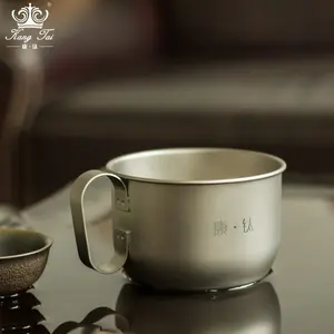 Kangti Pure Titanium Coffee Cup – Rust-Proof & Healthy. Perfect for Office, Camping & Sports. Versatile Titanium Mug for Coffee, Water & More.