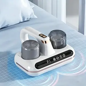 5-in-1 Mattress Vacuum Cleaner with USB-C Charging,5000Pa Suction Power- Rechargeable, Portable, Perfect for Beds, Sofas, Carpets, And Pet Hair Removal, Suitable for Home Use