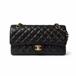 Pre-owned CHANEL Caviar Calfskin Shoulder Bags BJ1102105041 Classic Flap Double Flap Brand New Shouder Bag Crossbody Bag