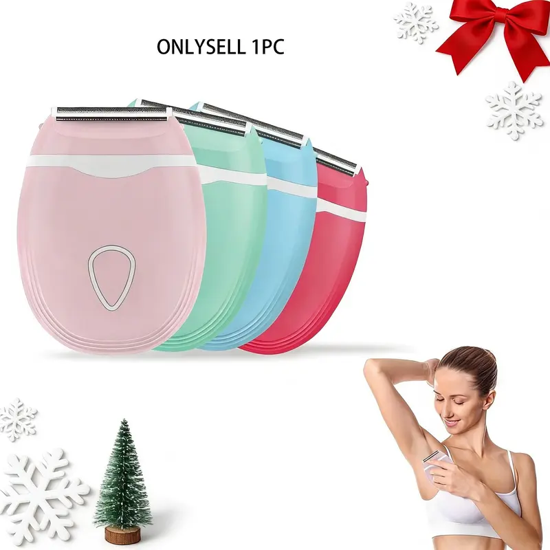 Electric Razors for Women-Painless Ladies Electric Shaver for Legs, Underarms, Bikini Hairs , Cordless, Travel Lock, USB Rechargeable, Bikini Trimmer, Body Hair Trimmer, Hair Removal Trimmer, Electric shaver-for women, Body Hair Trimming