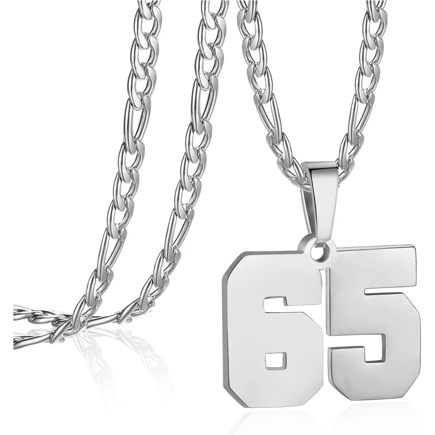 Personalized Sports Number Necklace for Men