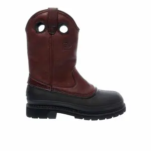 Georgia Mens Muddog 12 Inch Waterproof Steel Toe  Casual Boots Mid Calf - Brown