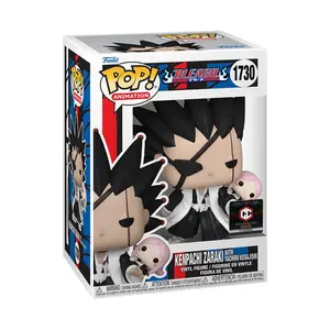 Funko Pop! Bleach - Kenpachi Zaraki with Yachiru Kusajishi (Chalice Collectibles) #1730 Exclusive Collectible Pop Vinyl Figure