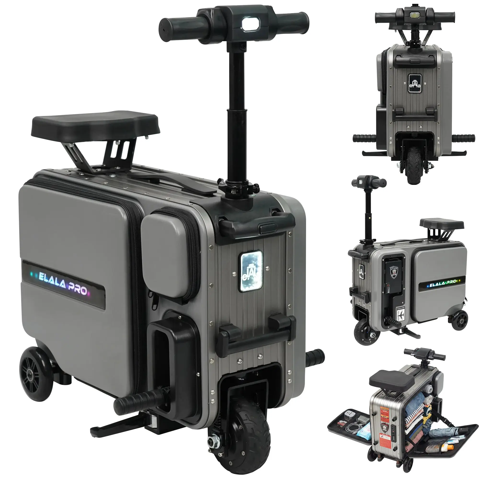 Elala Pro - The Dual Suspension Rideable Carry-On Elala Pro - The Dual Suspension Rideable Carry-On