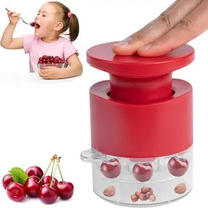 Cherry Pitter Tool Pit Remover, Multiple Cherry Seed Remover, 7 Holes Cherry Stoner Pitter Quick Release, Multiple Cherry Pit Remover For Cherries Jam