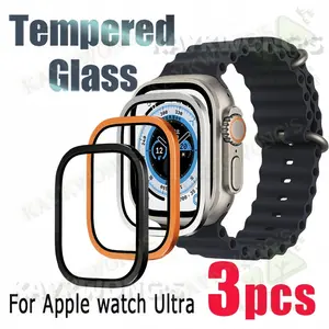 KAYKWONG'S 3-Piece Outdoor Adventure Set,For Apple Watch Ultra 1/2/3 49mm Hard PC Case, Integrated Scratch-Resistant Glass, Shockproof, Multiple Colors Available