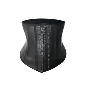 High Impact Latex Short Waist Trainer Onyx