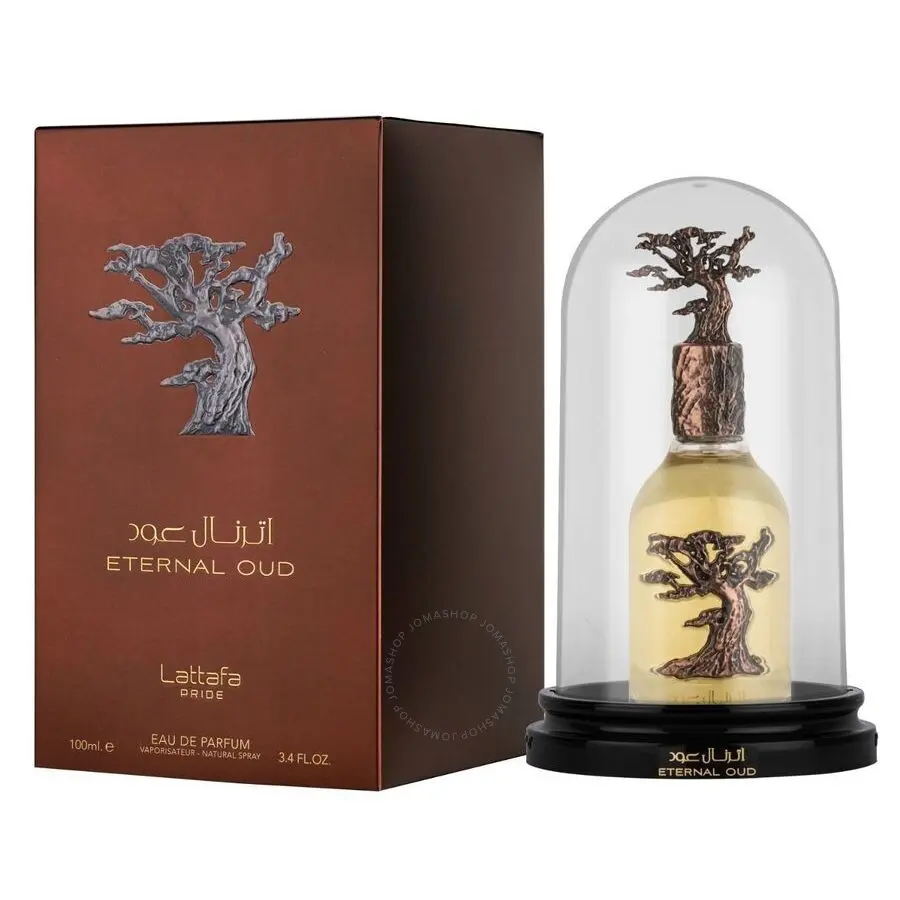 Lattafa Pride Eternal Oud Eau De Parfum (EDP) Spray, Long-Lasting Oud Unisex Fragrance with Rich Notes, 3.4 fl oz, Unisex Wear, Spray Bottle