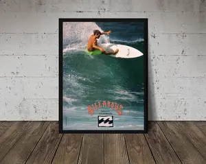 1990 BILLABONG Surfing Poster