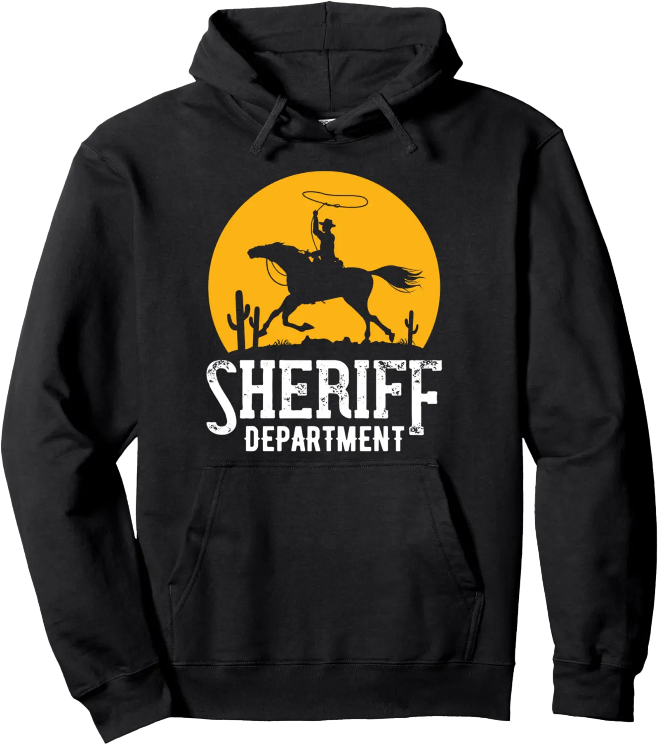 Cowboy Sheriff Lasso Sheriff star Pistols Pullover Hoodie - Keithhodges Shop 97B0BKVWCNN4