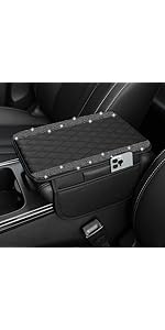 NETEPEM Bling Car Door Sill Protector 2PCS Car Door Edge Guard Rhinestones Door Threshold Protection 23.62x1.96 inch Anti-Scratch Strip Sticker Universal Bling Car Accessories(Black)