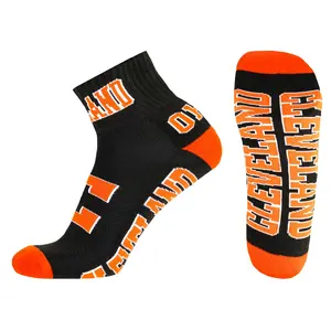Cleveland Brown Quarter Socks